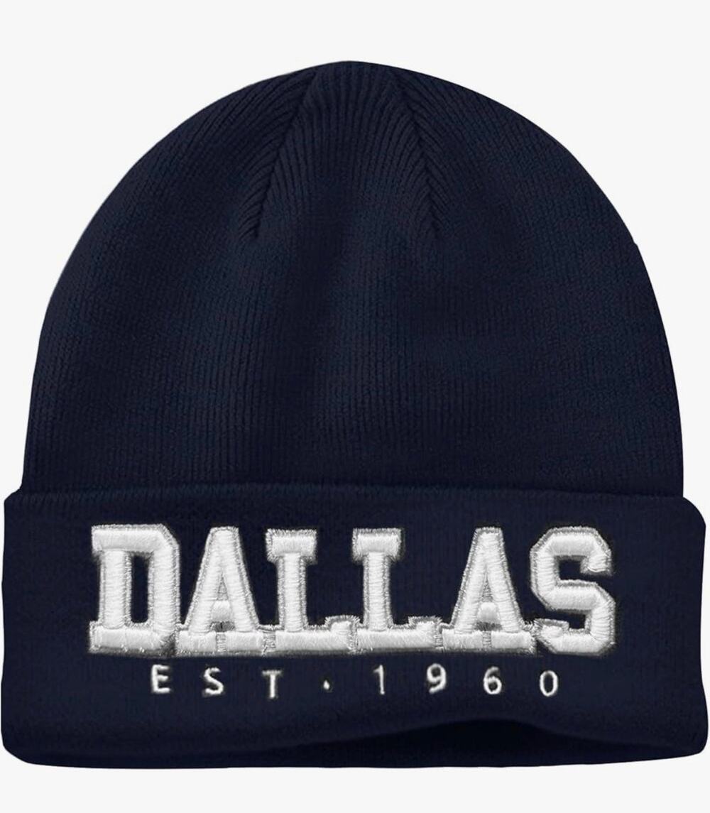 NWT Dallas Cowboys Embroidery Classic Skull Cap Navy Blue